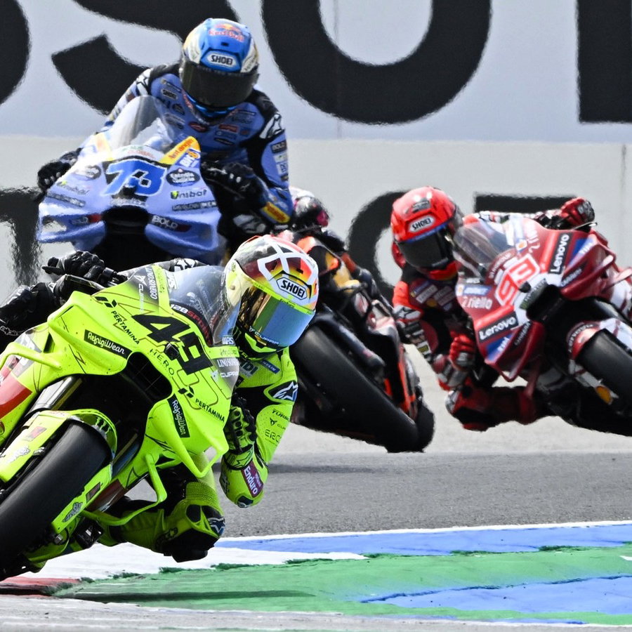 di Giannantonio, Alex Marquez, Marc Marquez, 2026 Assen MotoGP.