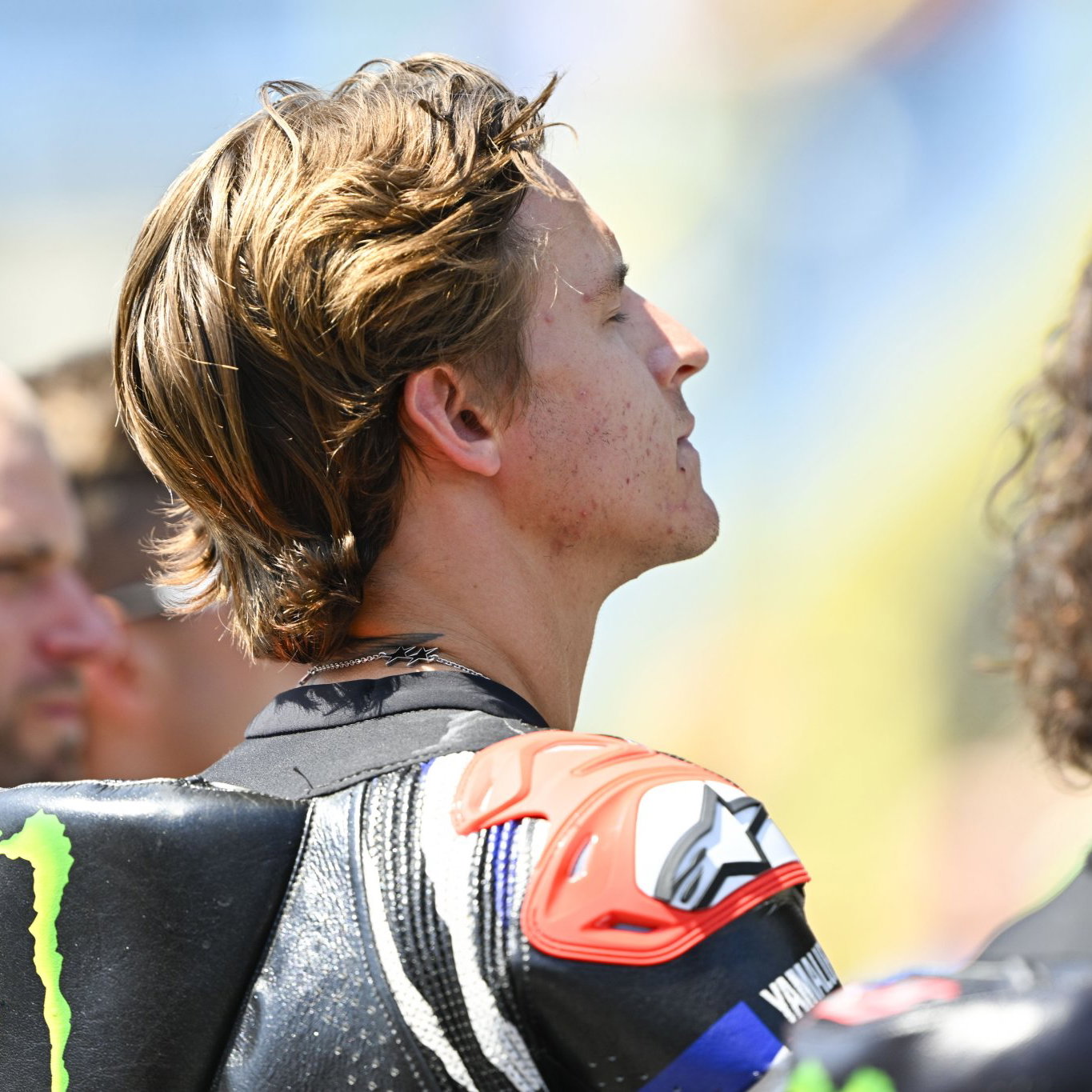 Fabio Quartararo, 2026 Dutch MotoGP, pre-race ceremony. Credit: Gold and Goose.
