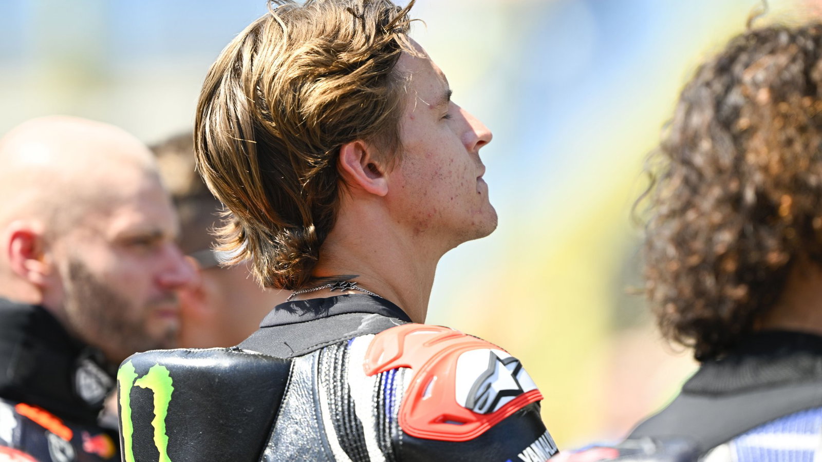 Fabio Quartararo, 2026 Dutch MotoGP, pre-race ceremony. Credit: Gold and Goose.