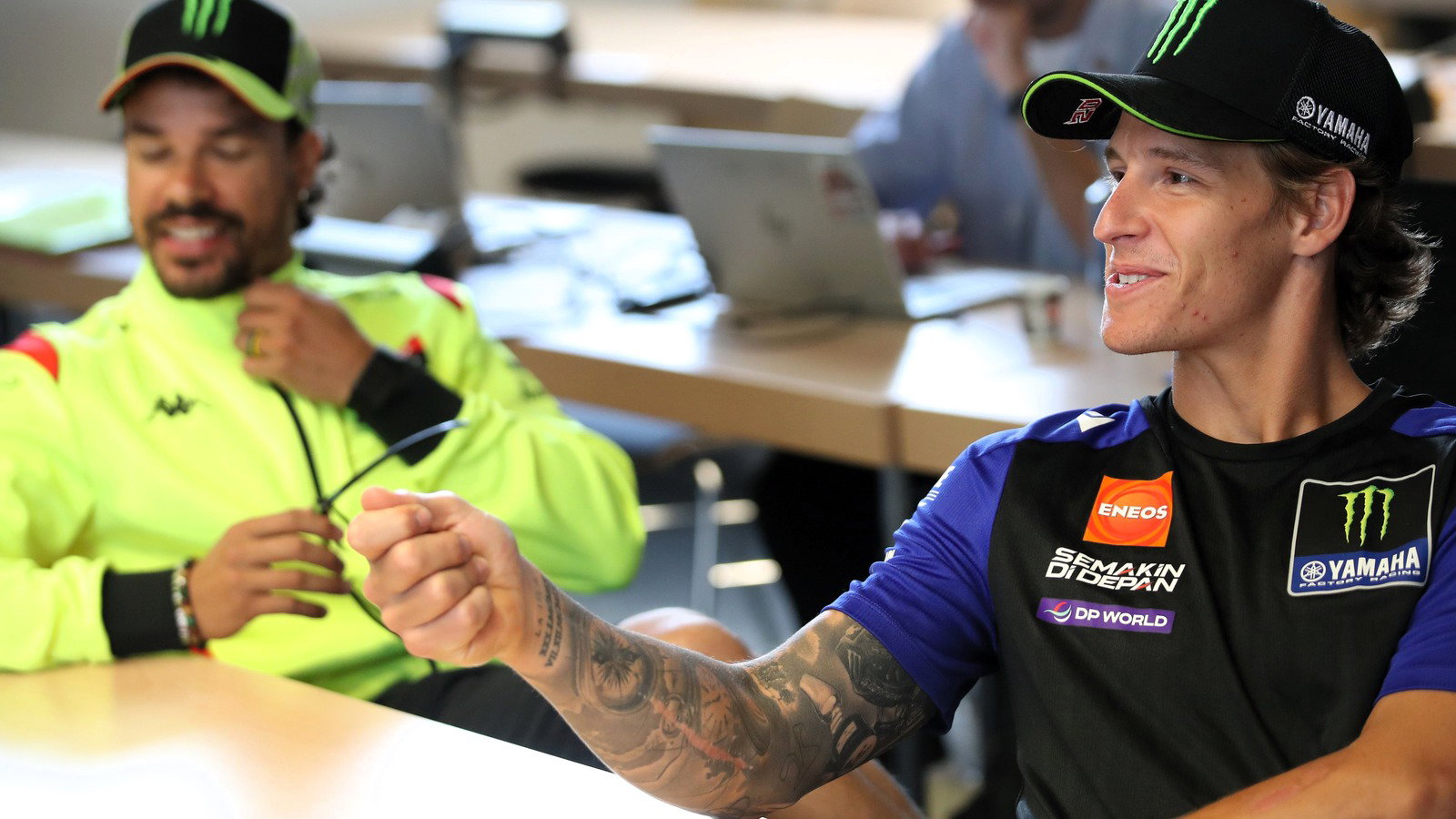 Fabio Quartararo, Franco Morbidelli, 2026 Sachsenring MotoGP.