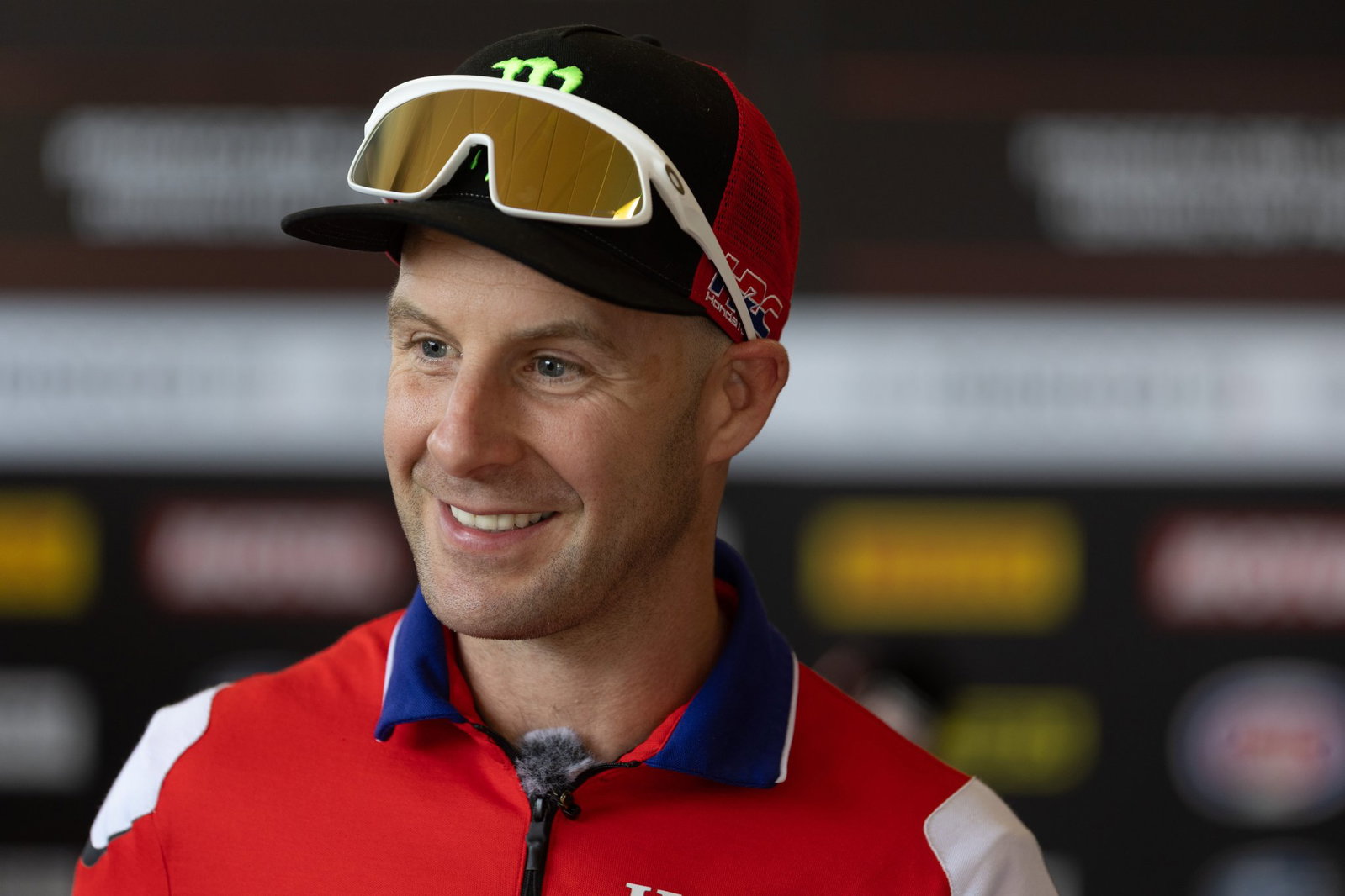 Jonathan Rea speaks to the media, 2026 UK WorldSBK. Credit: Gold and Goose.
