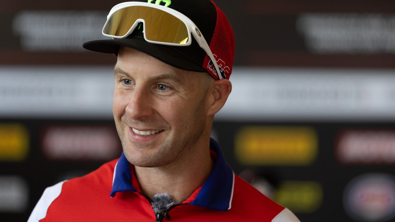 Jonathan Rea speaks to the media, 2026 UK WorldSBK. Credit: Gold and Goose.