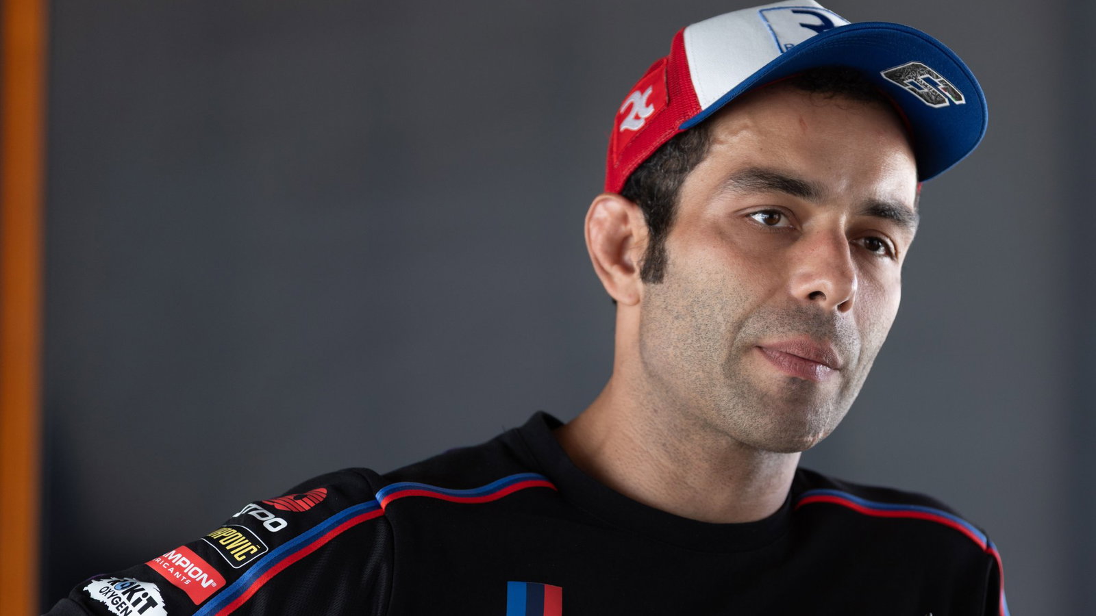 Danilo Petrucci speaks to the media at 2026 UK WorldSBK. Credit: Gold and Goose.