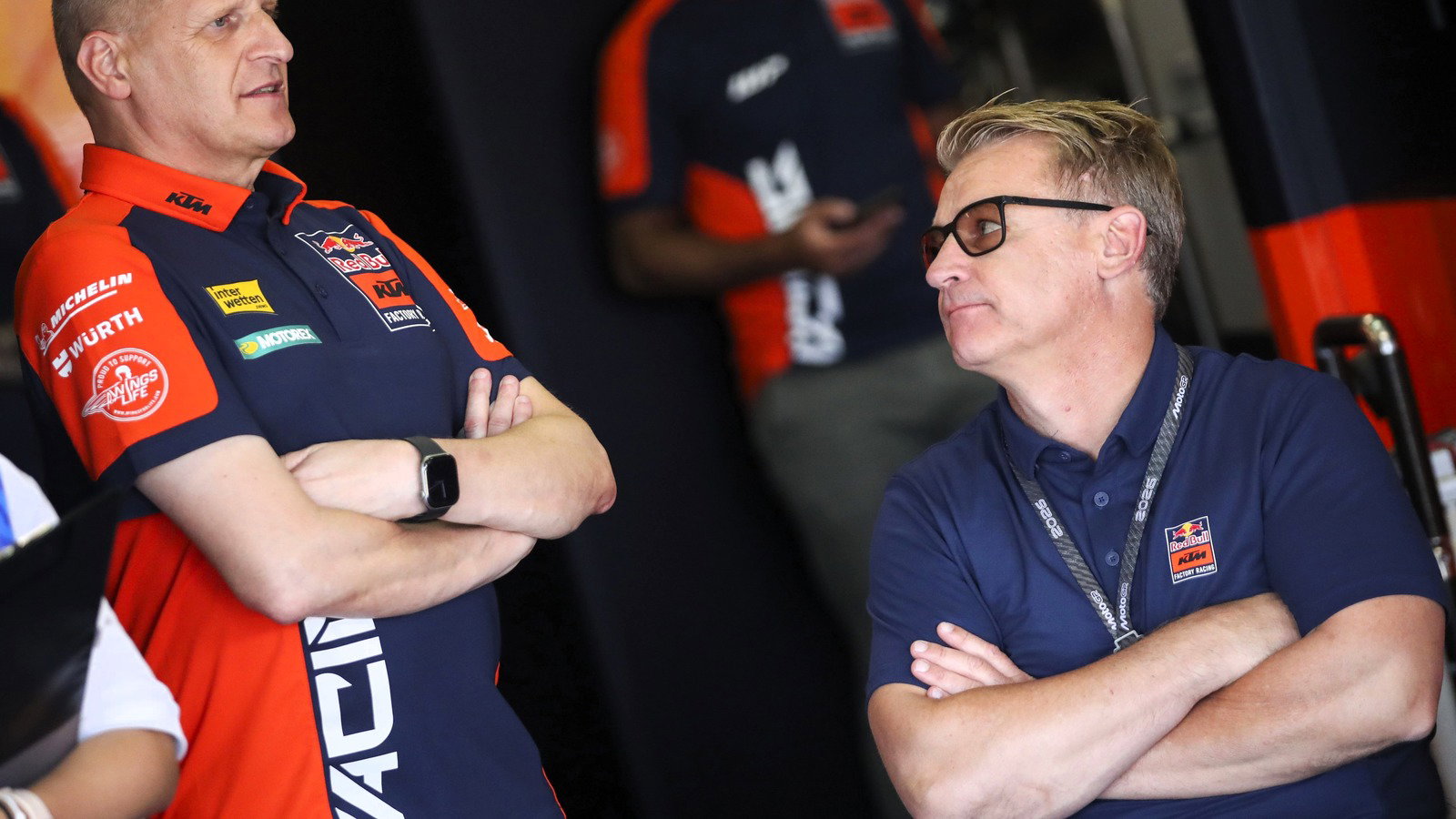 Aki Ajo, Pit Beirer, 2026 Sachsenring MotoGP.