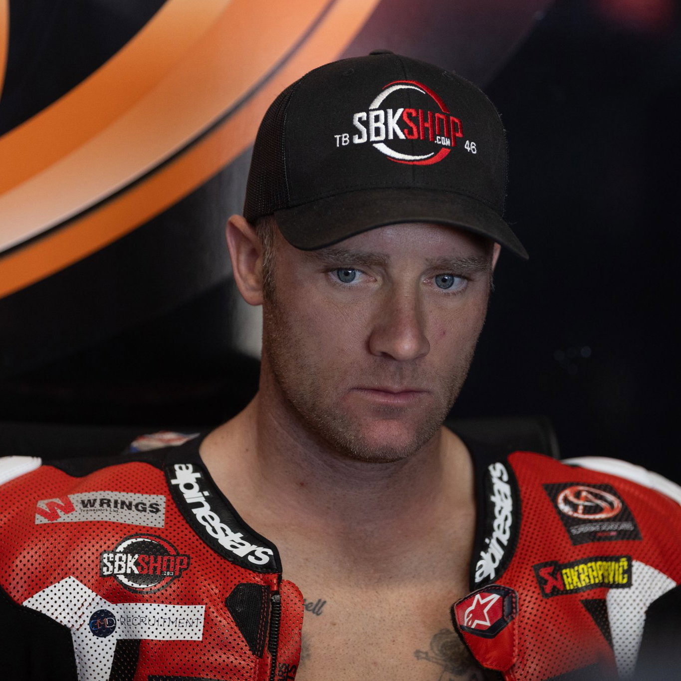 Tommy Bridewell, 2026 UK WorldSBK, pit box. Credit: Gold and Goose.