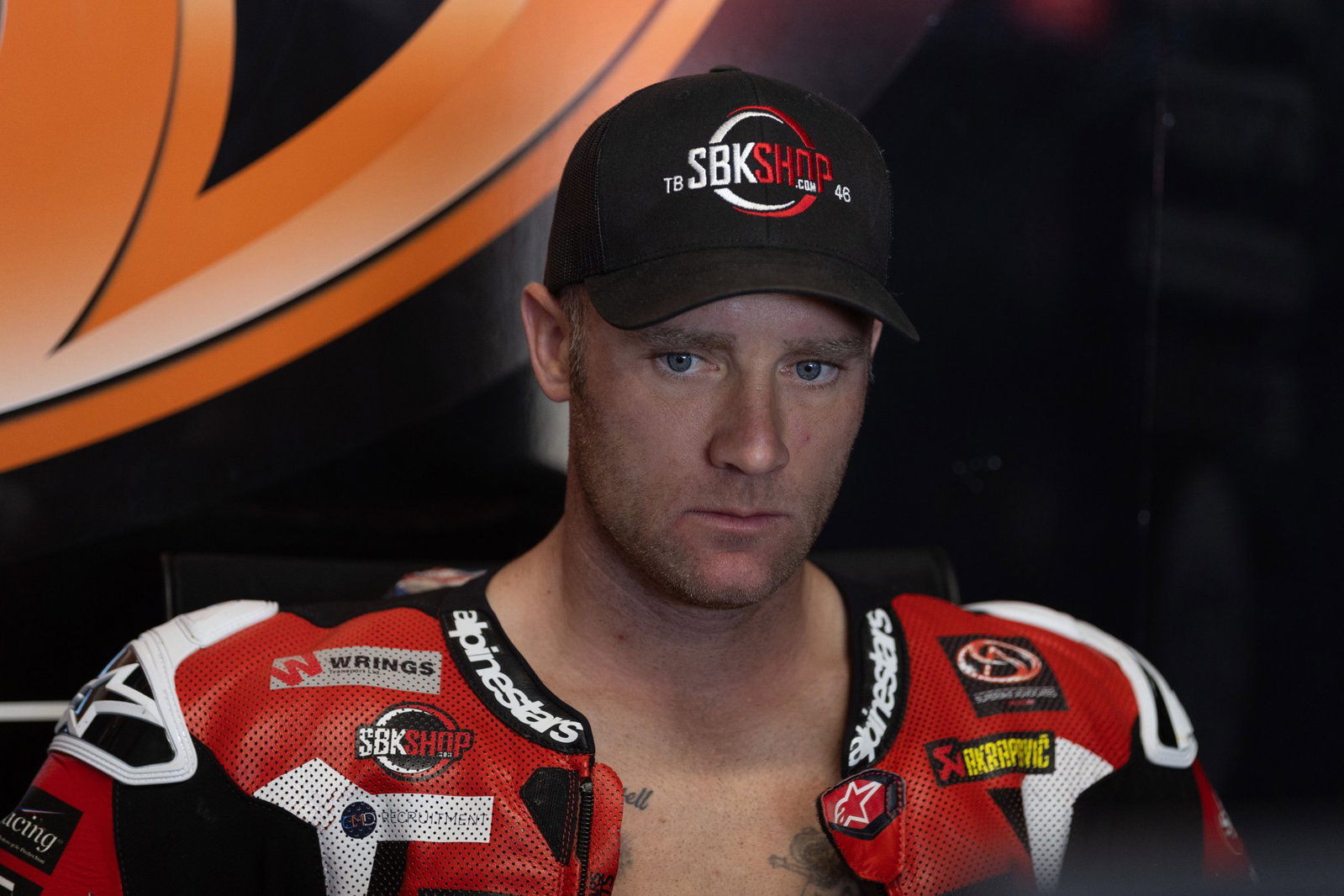 Tommy Bridewell, 2026 UK WorldSBK, pit box. Credit: Gold and Goose.