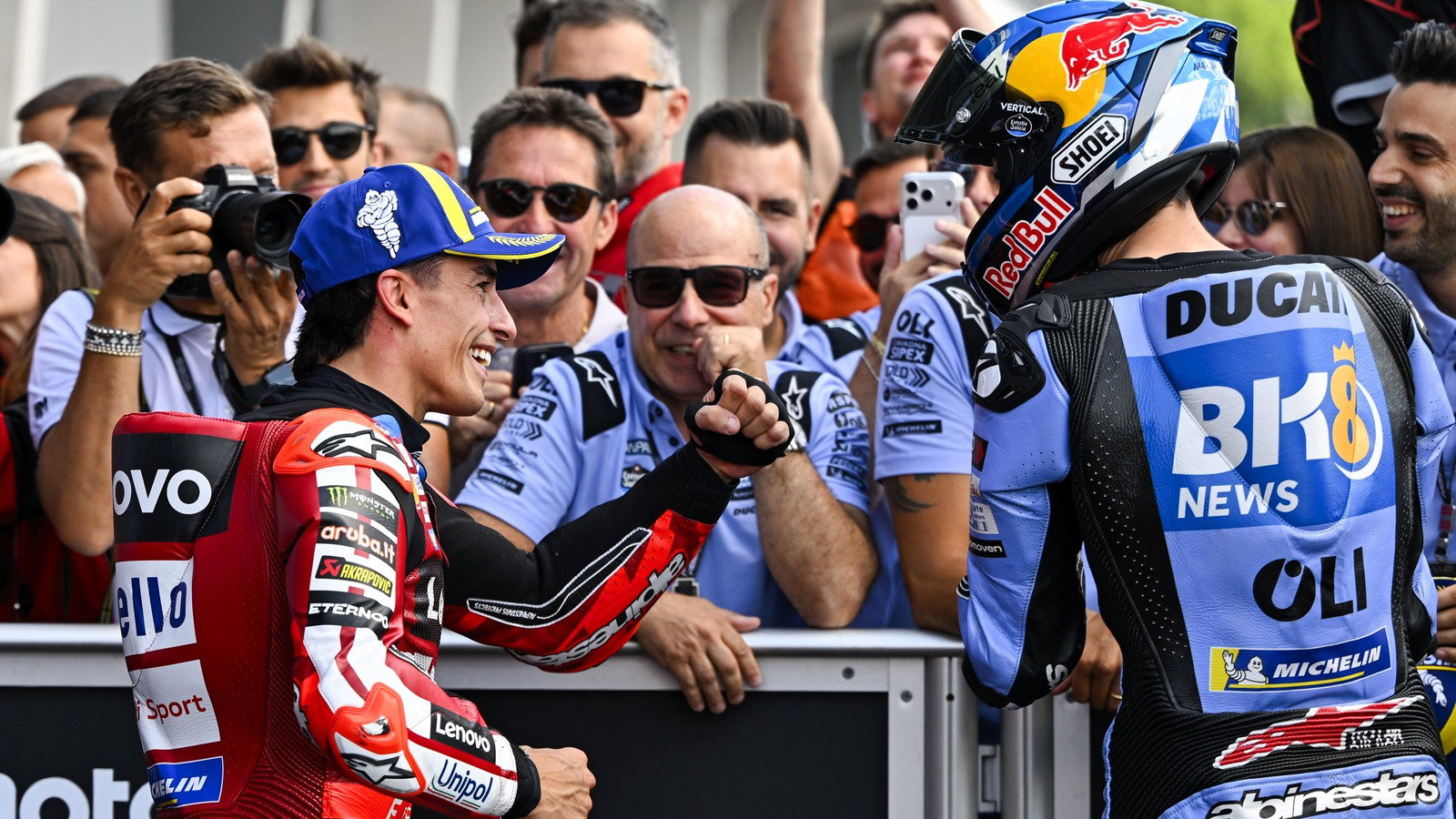 Marc Marquez, Alex Marquez, qualifying, 2026 Sachsenring MotoGP. 