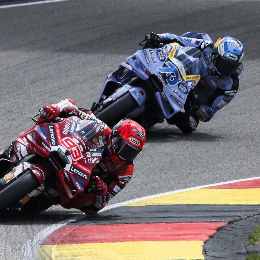 Marc Marquez, Alex Marquez, 2026 Sachsenring MotoGP Sprint. 