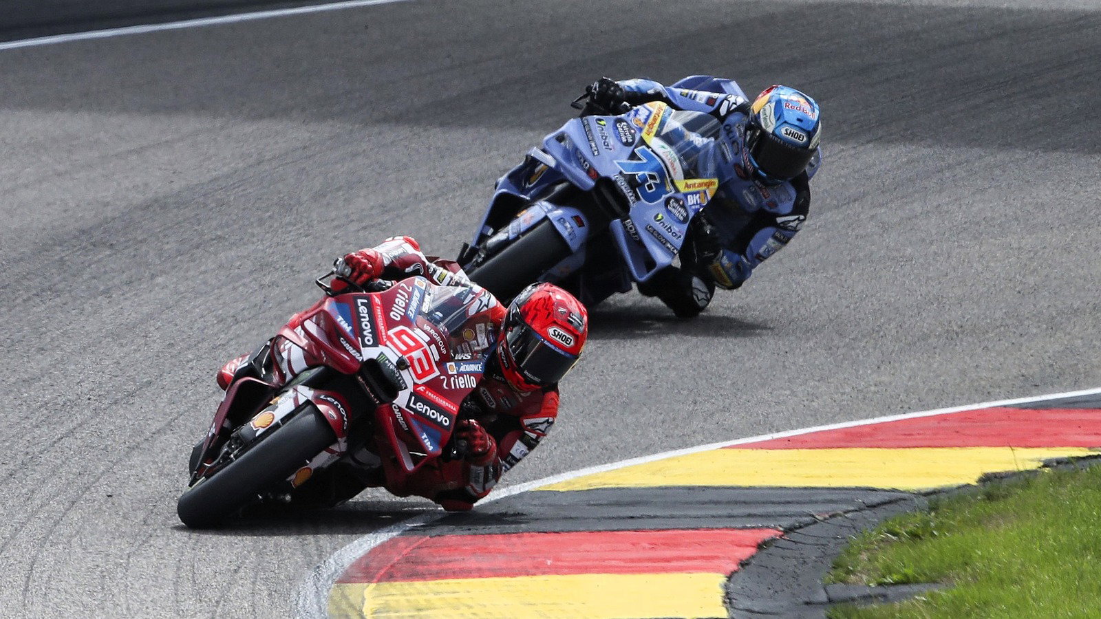 Marc Marquez, Alex Marquez, 2026 Sachsenring MotoGP Sprint.