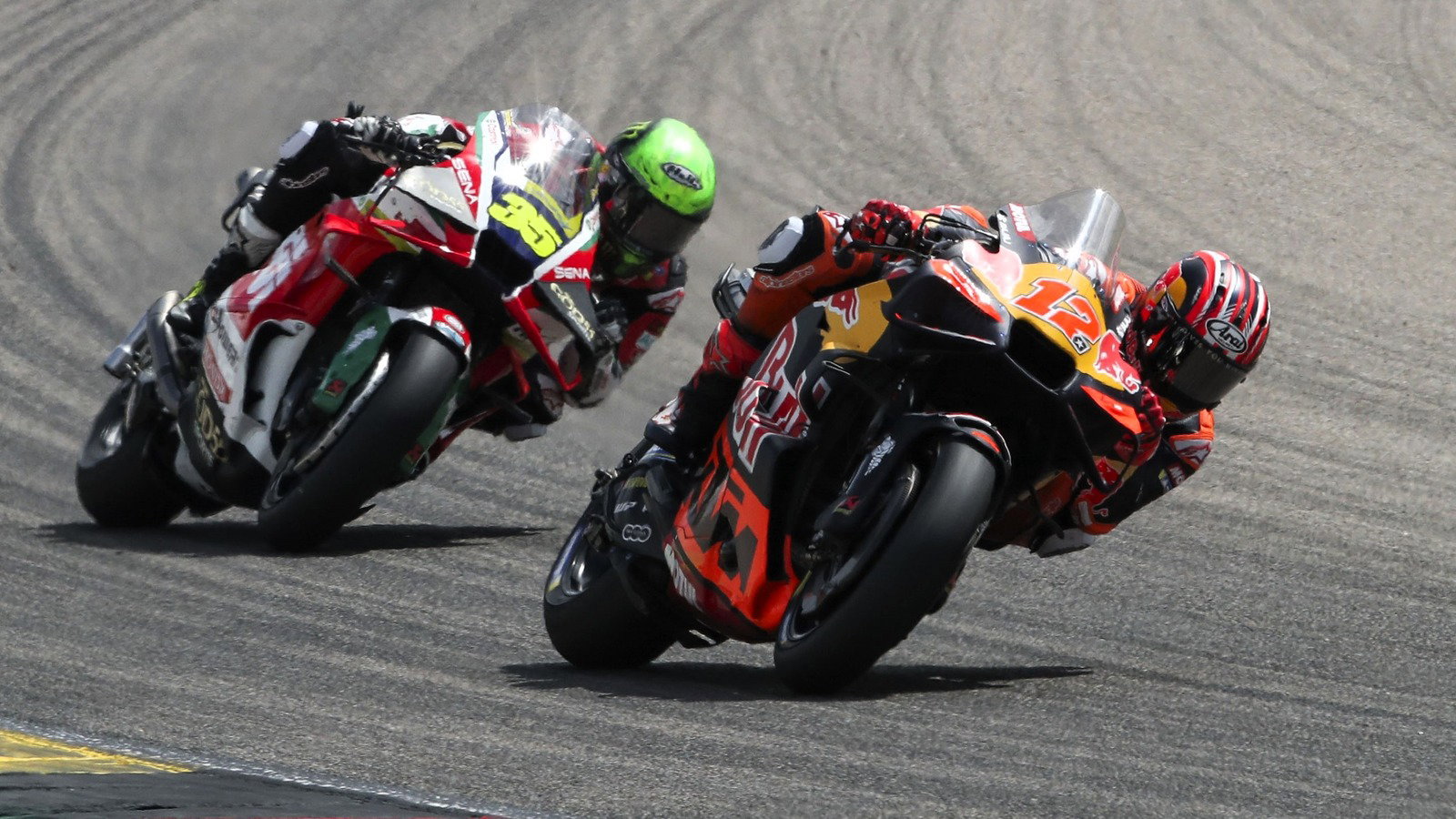 Maverick Vinales, Cal Crutchlow, 2026 Sachsenring MotoGP Sprint.