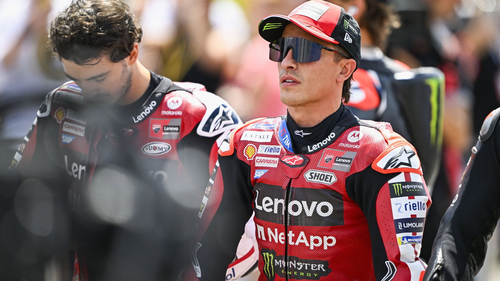 Marc Marquez, 2026 MotoGP German Grand Prix, pre-race ceremony. Credit: Gold and Goose.