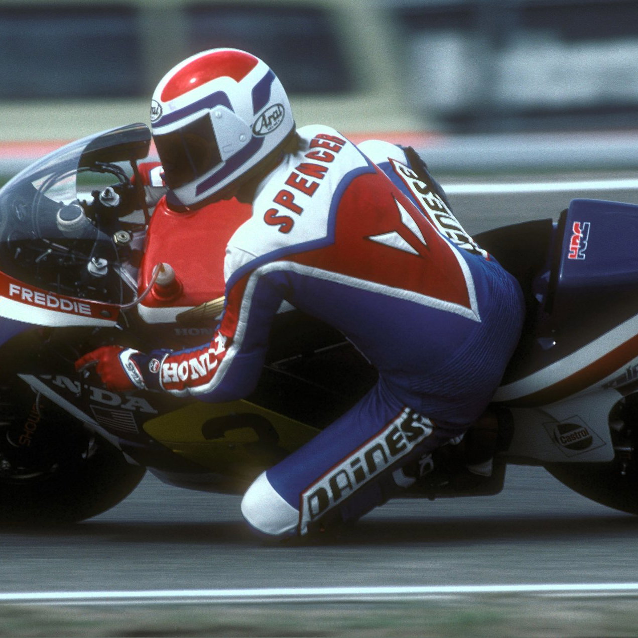Freddie Spencer, Belgian 500GP, 1983.