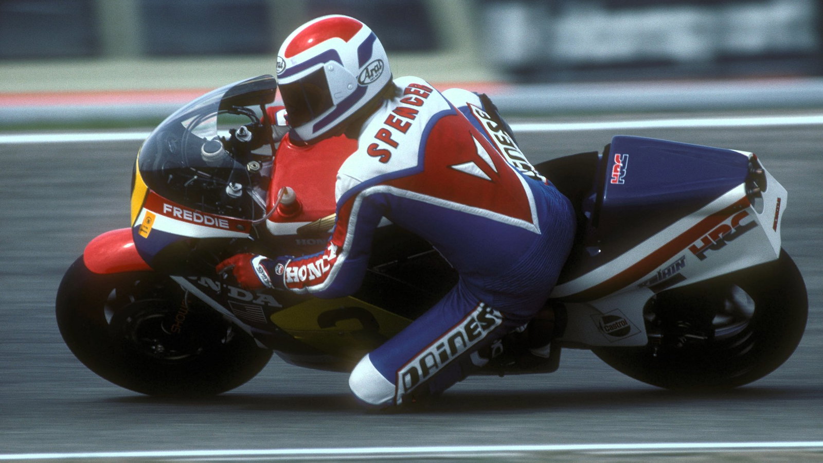 Freddie Spencer, Belgian 500GP, 1983.