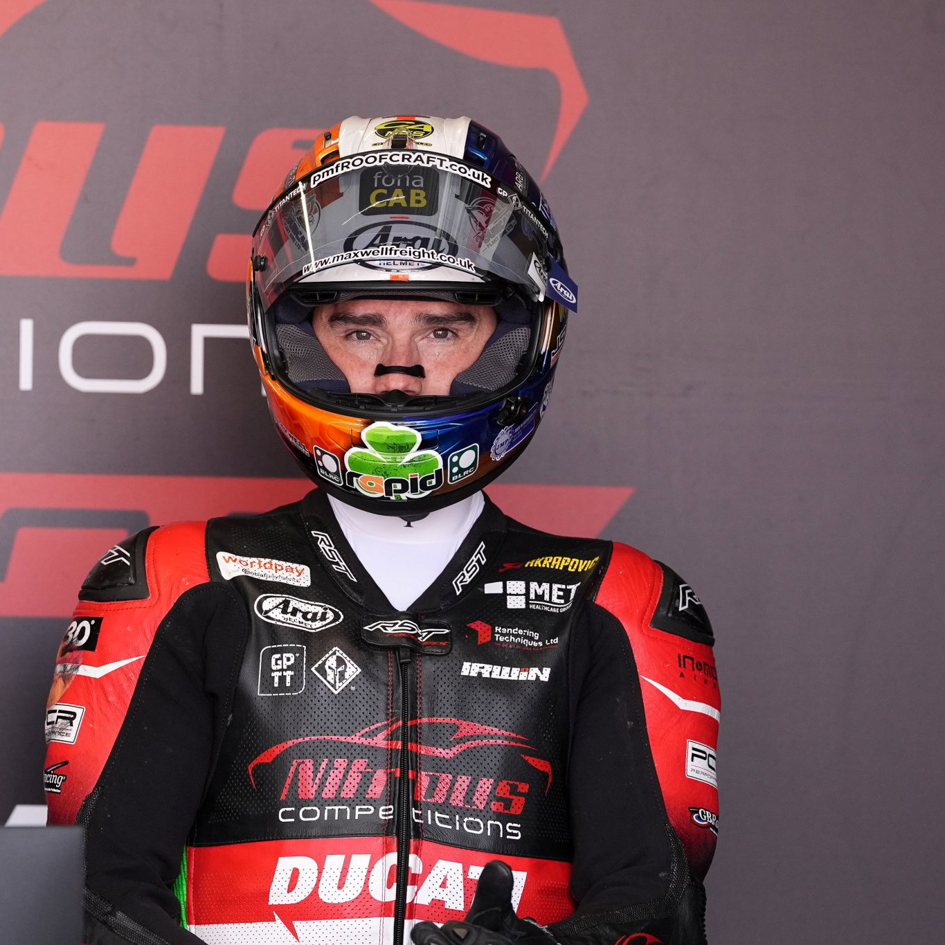 Glenn Irwin, 2026 Brands Hatch BSB, pit box. Credit: Ian Hopgood Photography.