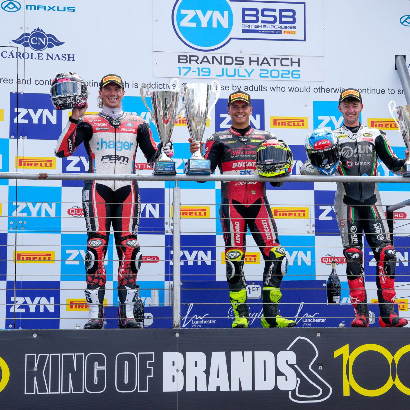 Kyle Ryde, Scott Redding, Max Cook BSB, Race 2, 2026, Brands Hatch
