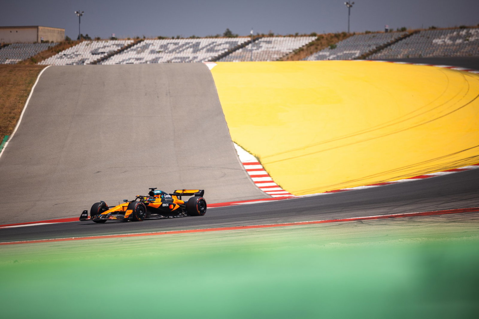 Piastri completes a TPC test in Portimao