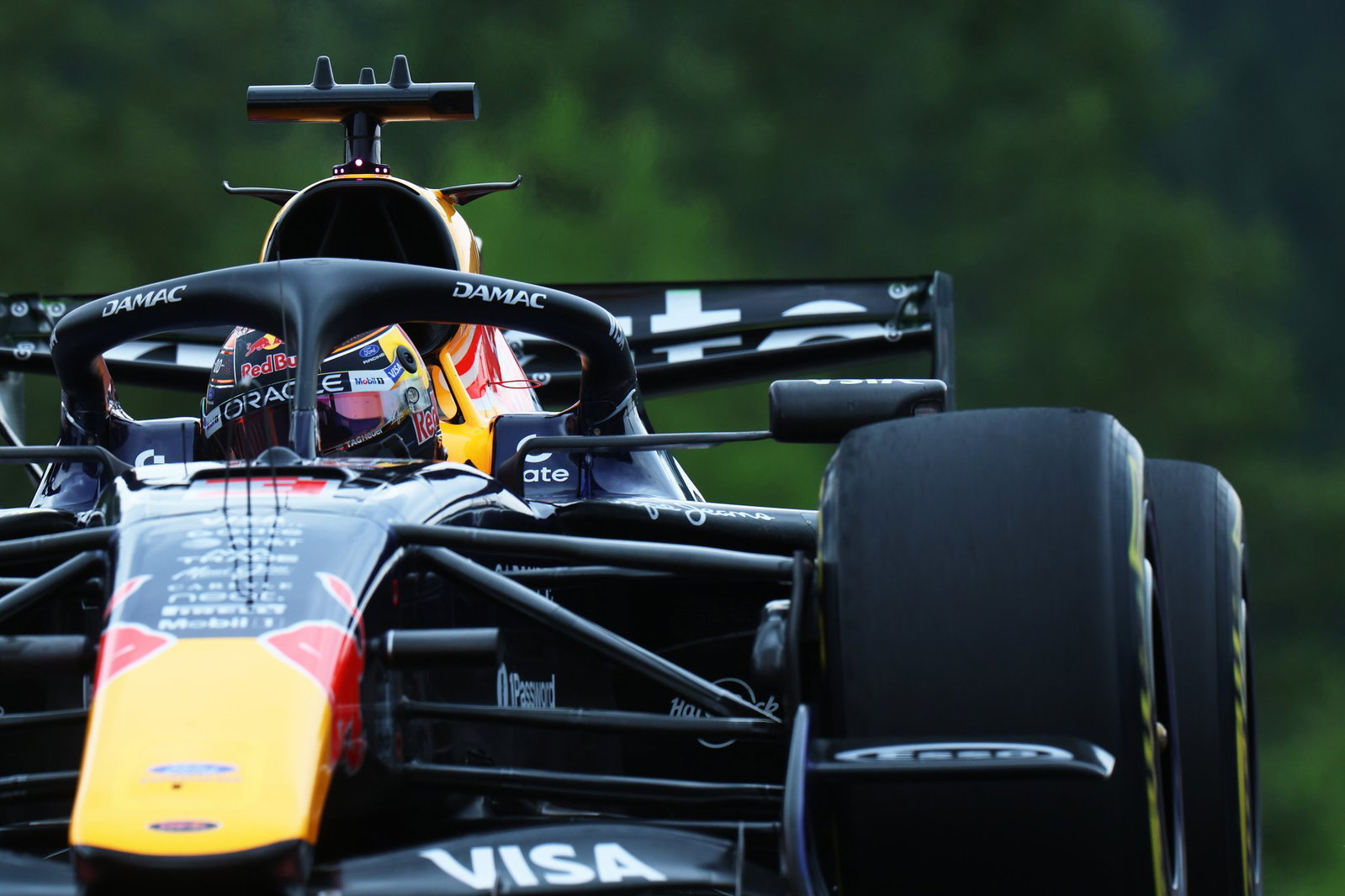 Red Bull ran an older-spec rear wing in Belgium