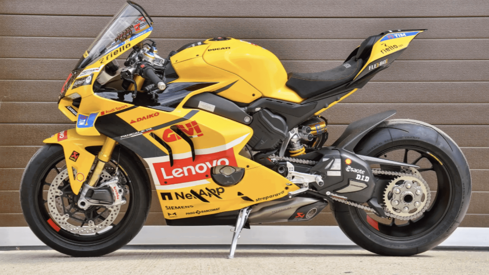 Pecco Bagnaia, Ducati Panigale V4 S MotoGP replica. Credit: Iconic Auctioneers.