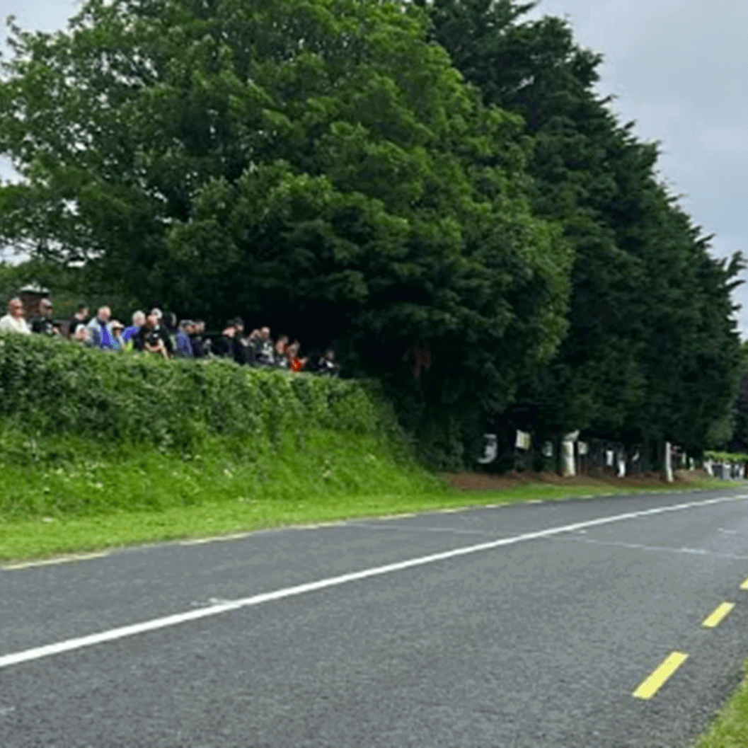 Start straight at Skerries 100. Credit: Facebook/Loughshinny Motorcycle Supporters Club.