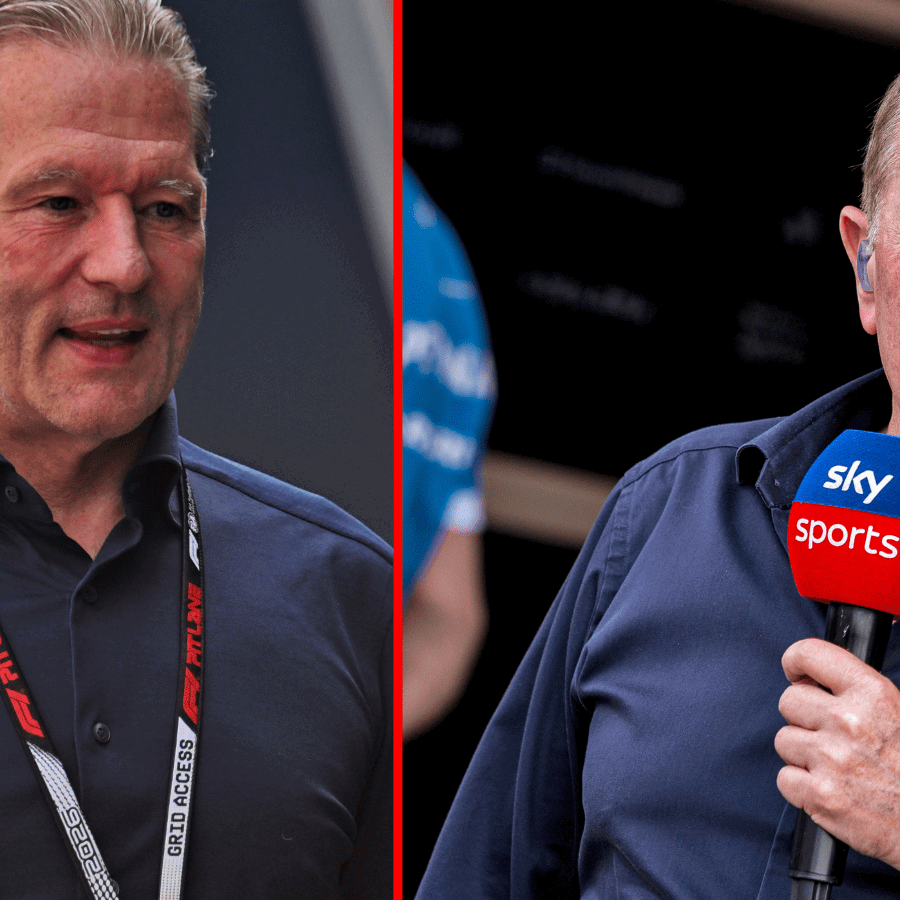 Jos Verstappen and Martin Brundle