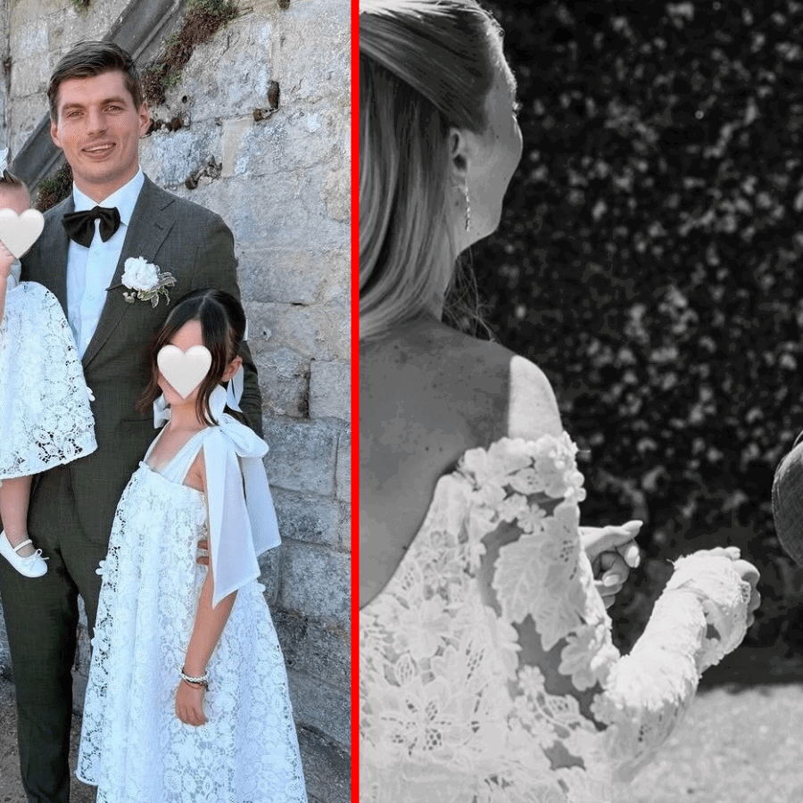 Jos Verstappen was reduced to tears on his daughter's wedding day