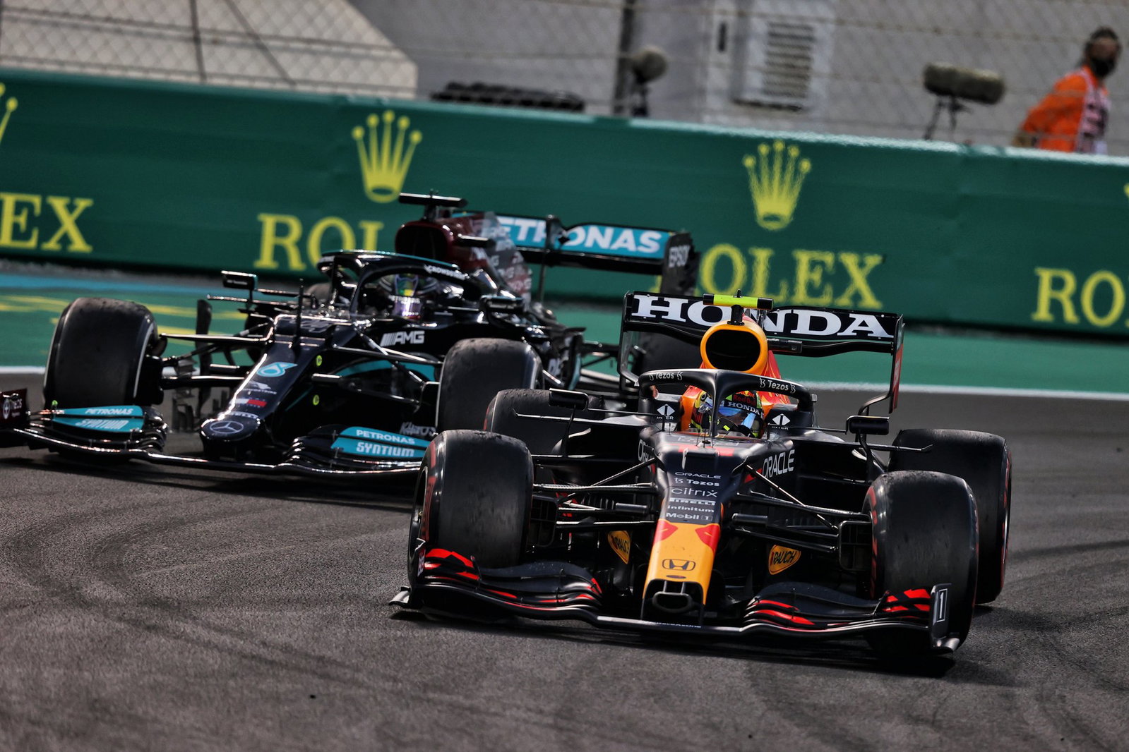 Perez held up Hamilton in the 2021 title-deciding Abu Dhabi Grand Prix