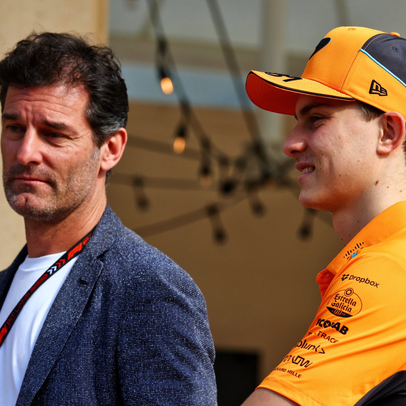 Piastri and Webber