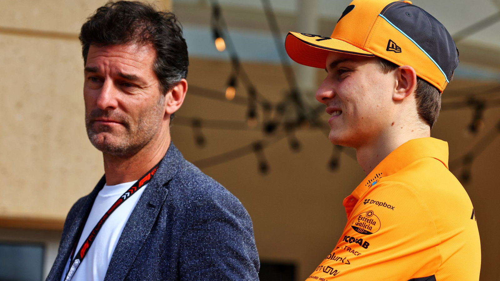Piastri and Webber