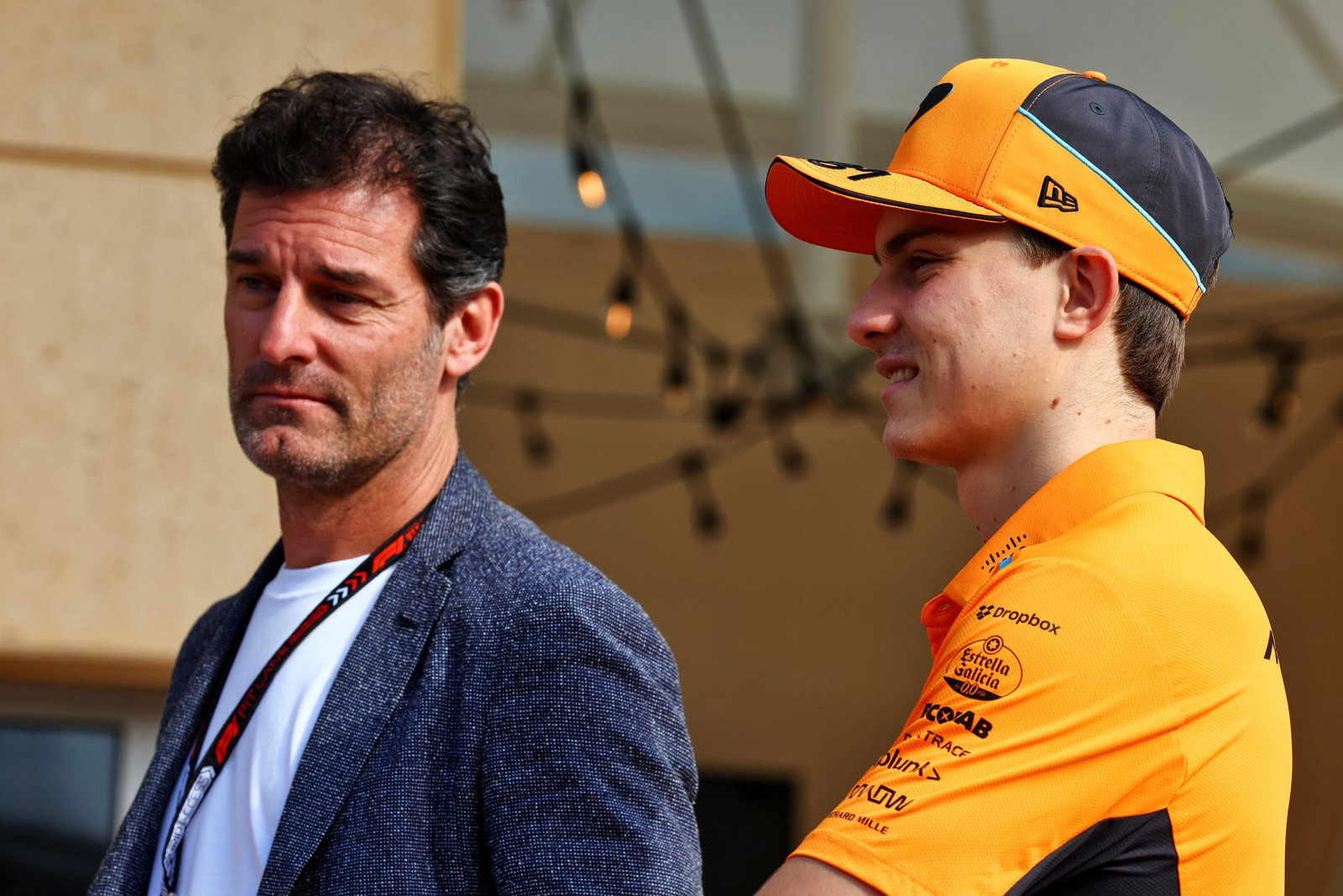 Piastri and Webber