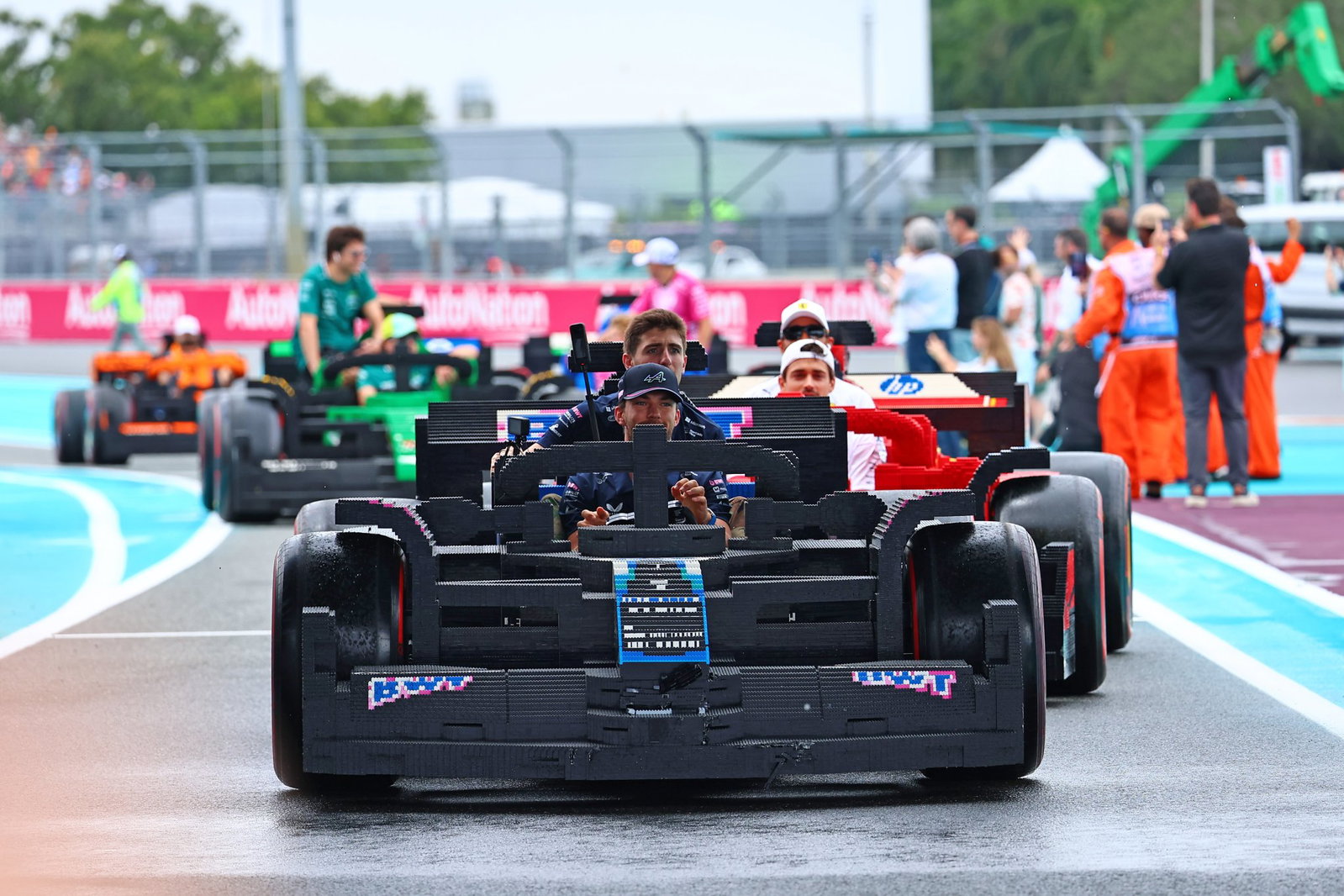 Lego cars will once again feature ahead of an F1 race