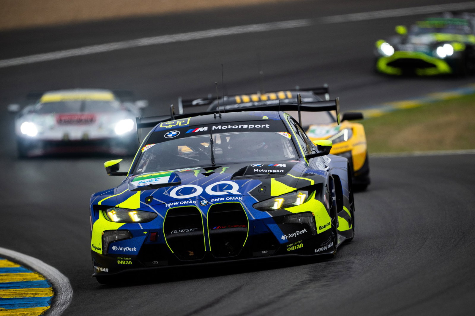 Rossi in action at Le Mans