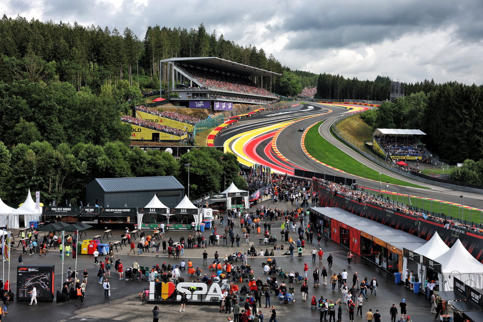 The legendary Eau Rouge