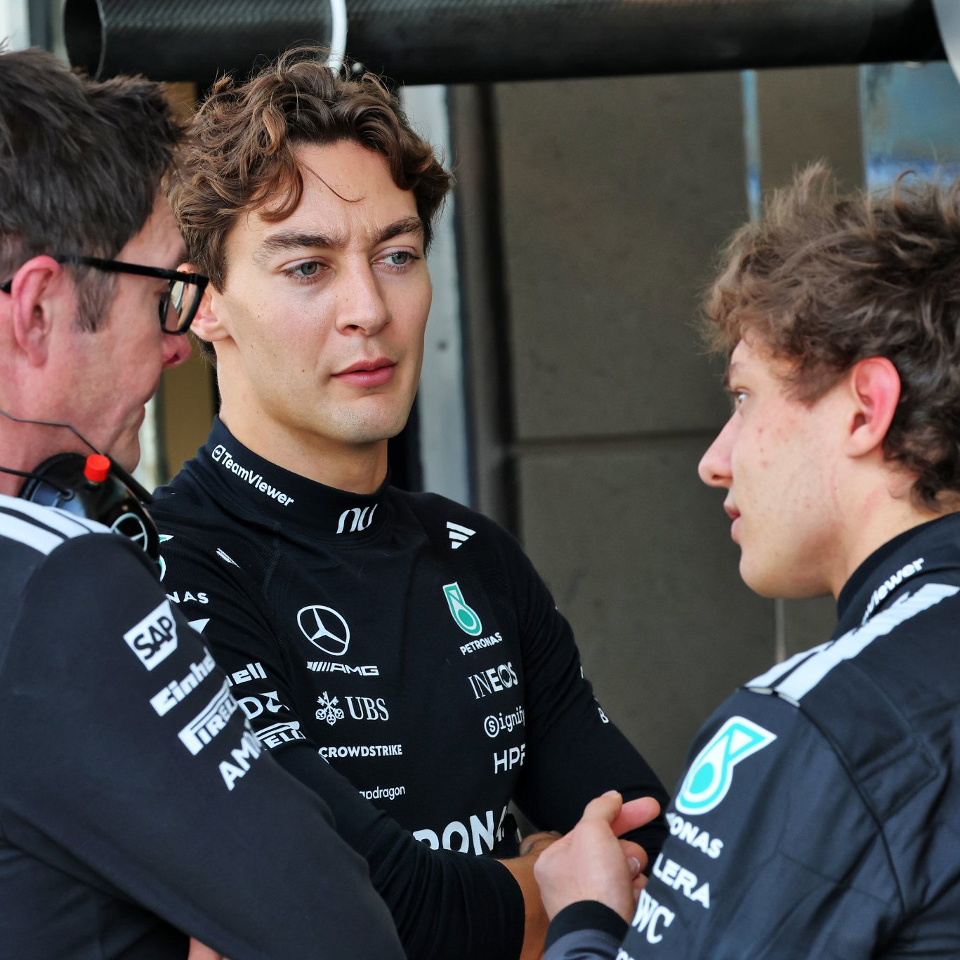 Shovlin with Russell and Antonelli
