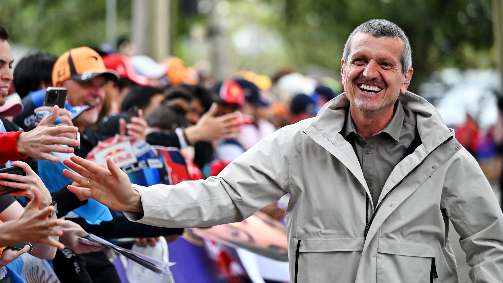 Steiner in the F1 paddock