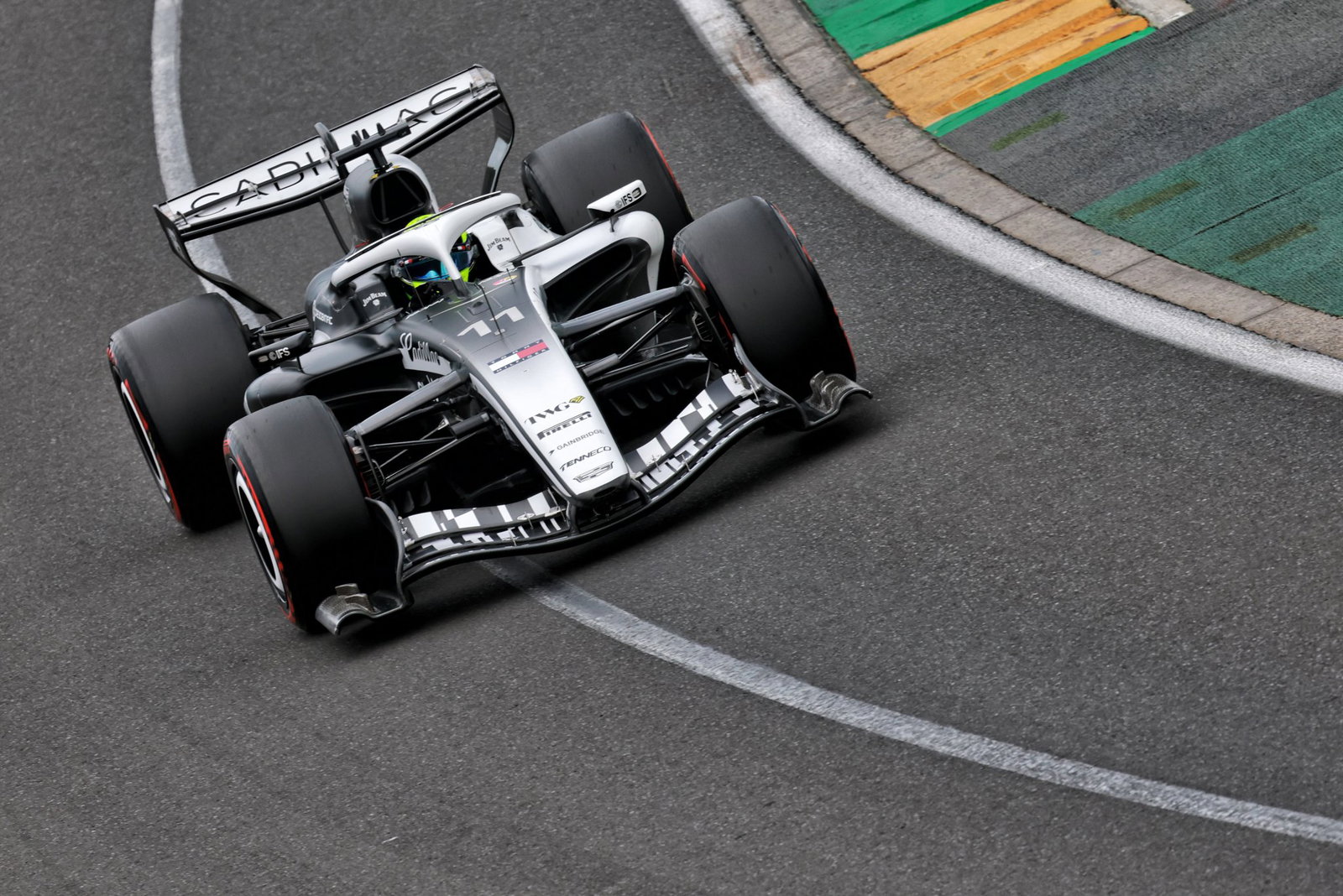 Cadillac began the season with a unique split livery