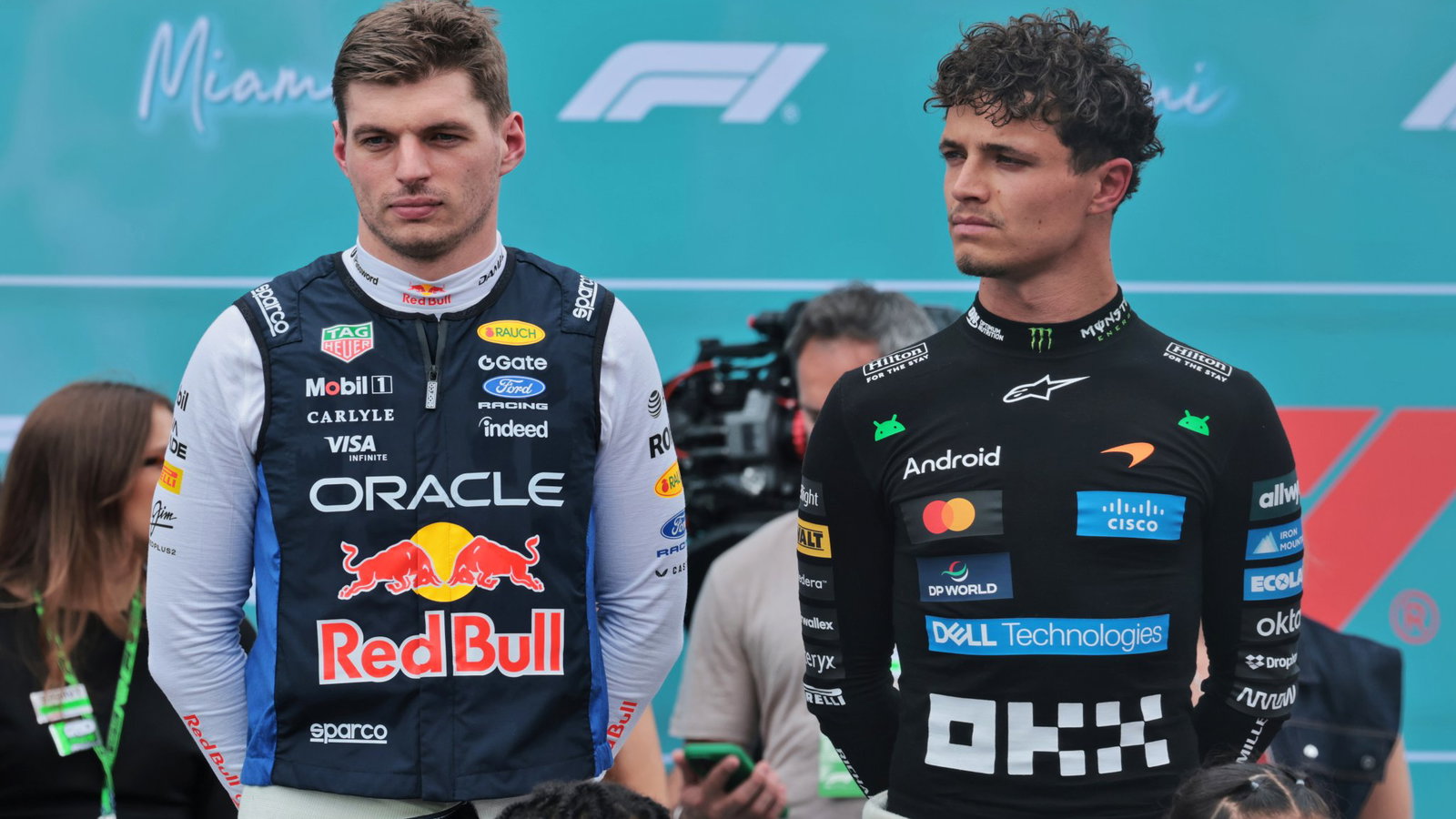Norris and Verstappen in Miami