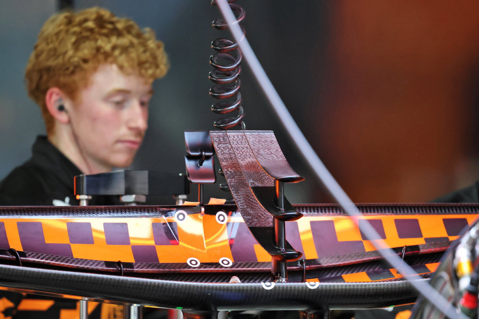 McLaren's rear wing in Monaco 