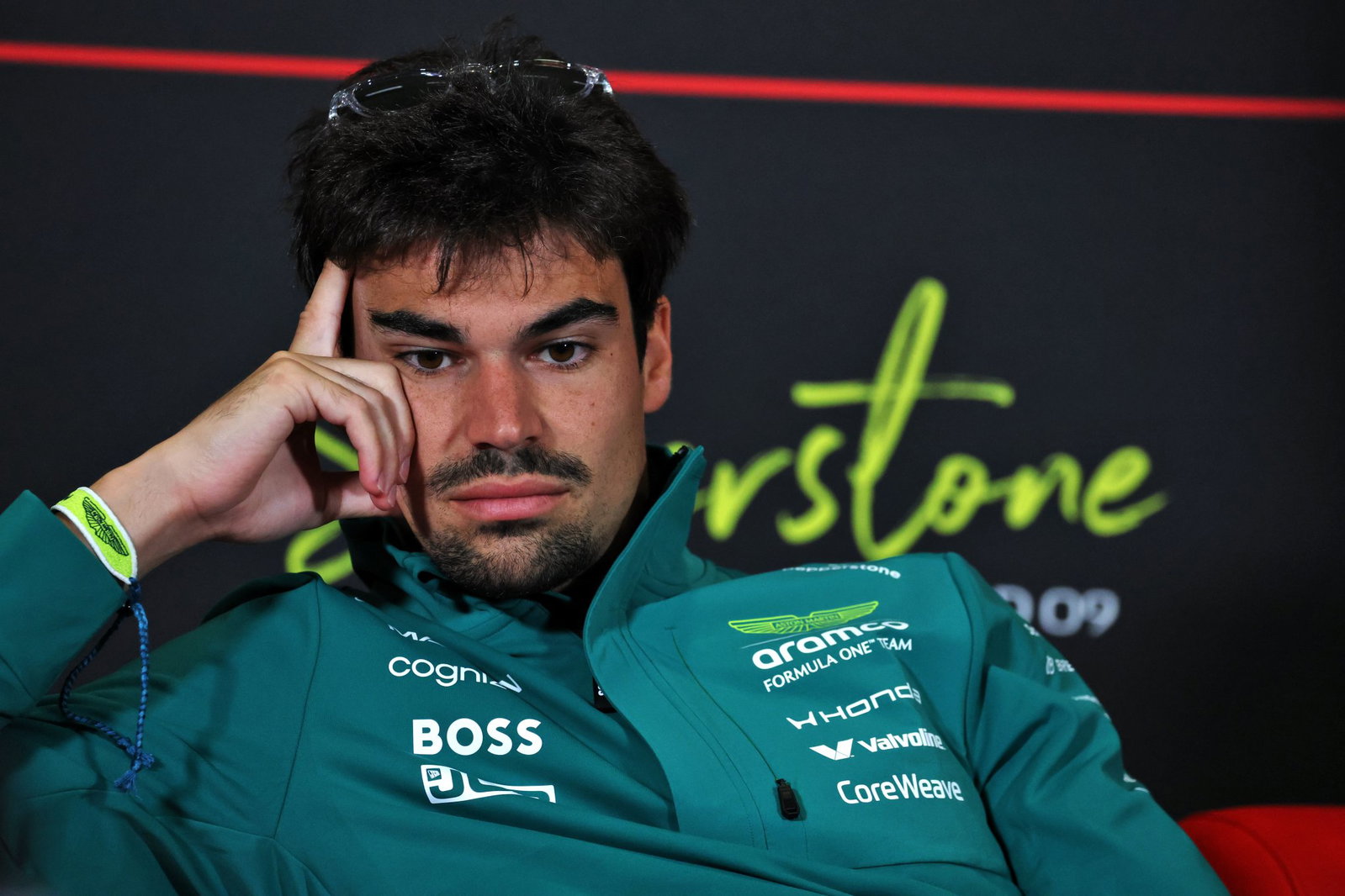 Stroll showed little excitement for the Lego race