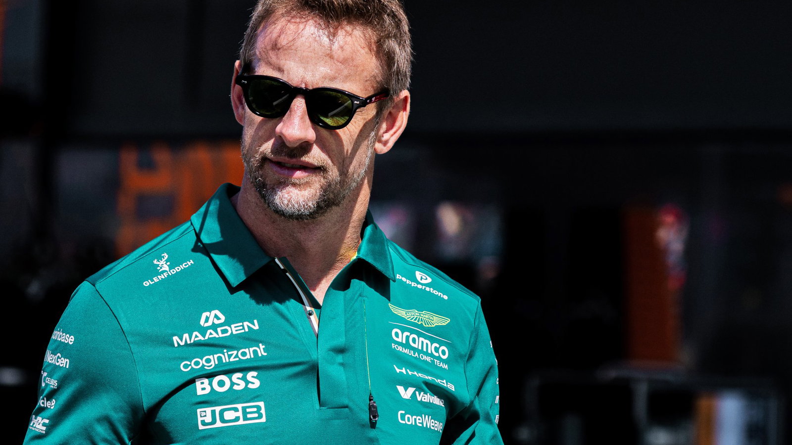 Button with Aston Martin