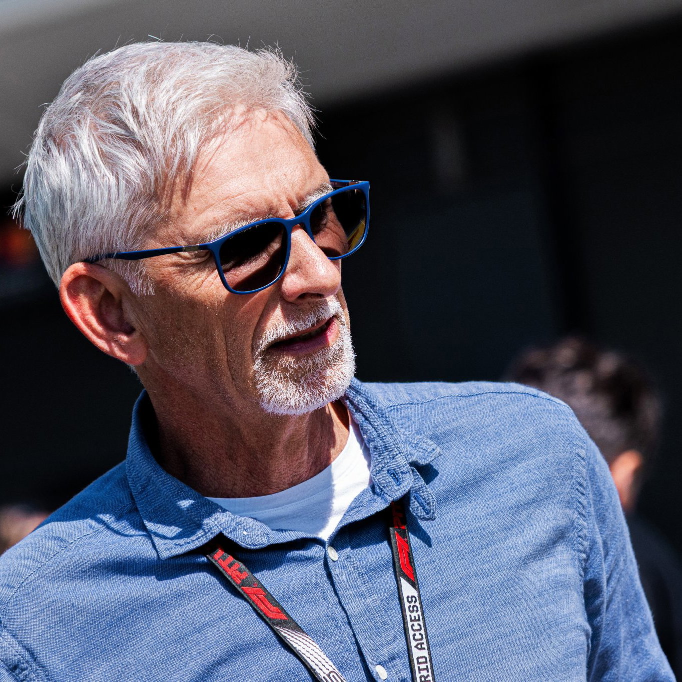 Hill in the F1 paddock