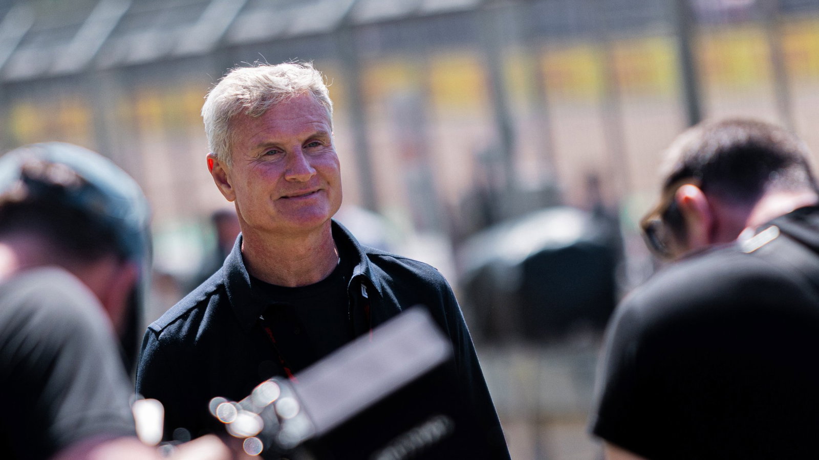 Coulthard in the F1 paddock