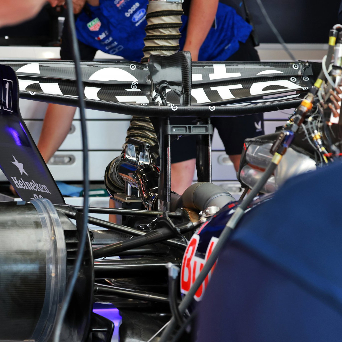 Red Bull has revised the rear-end of its RB22