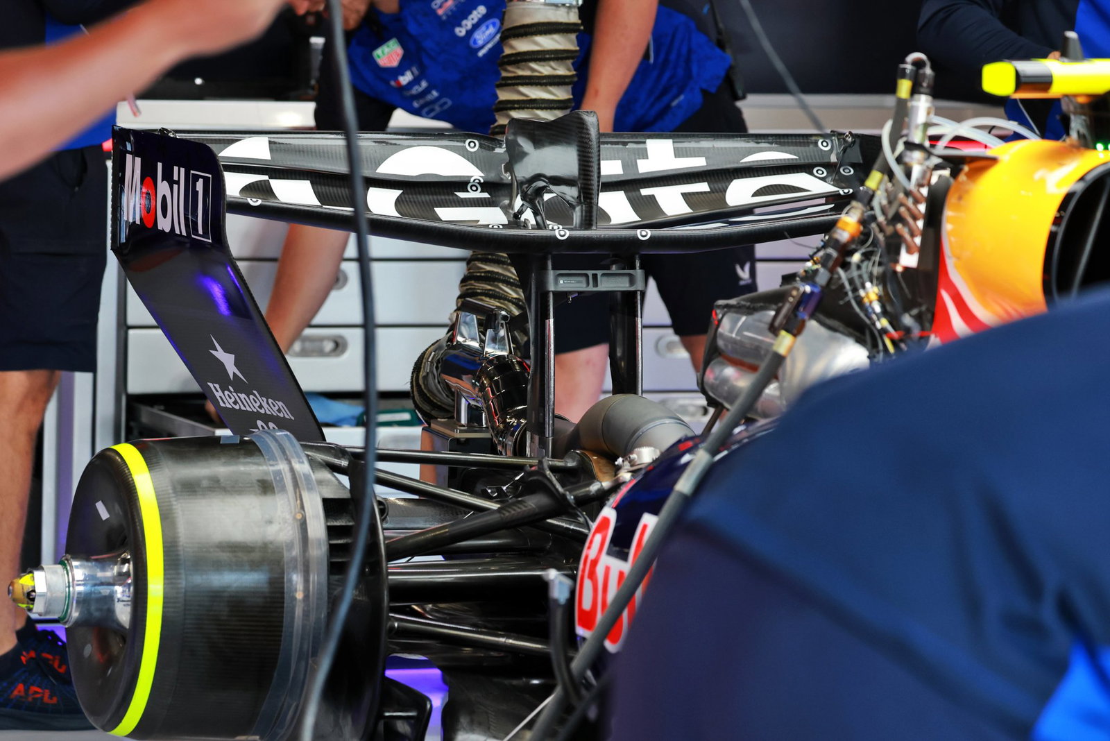 Red Bull has revised the rear-end of its RB22