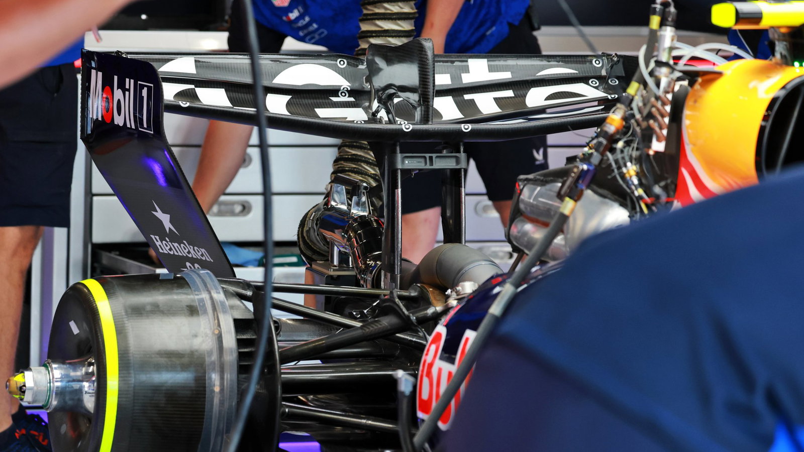 Red Bull has revised the rear-end of its RB22