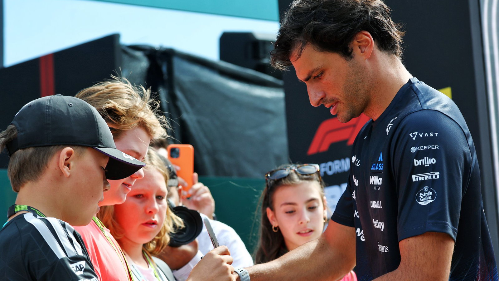 Sainz at Silverstone