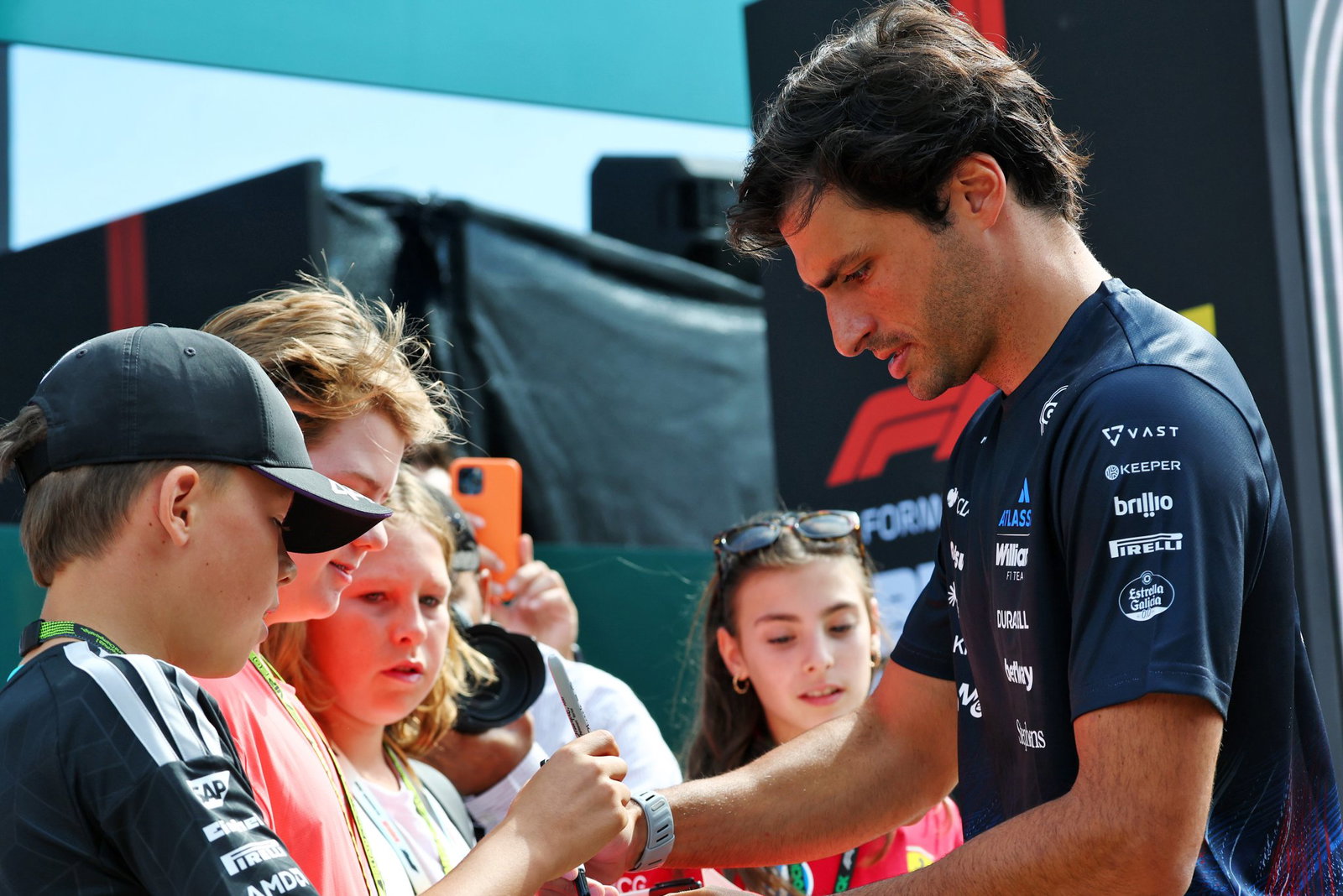 Sainz at Silverstone