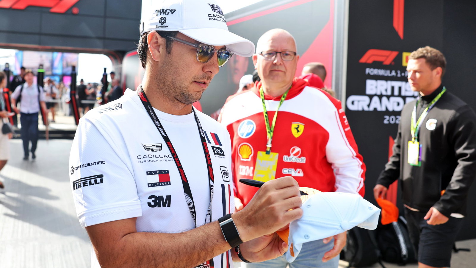 Perez at Silverstone