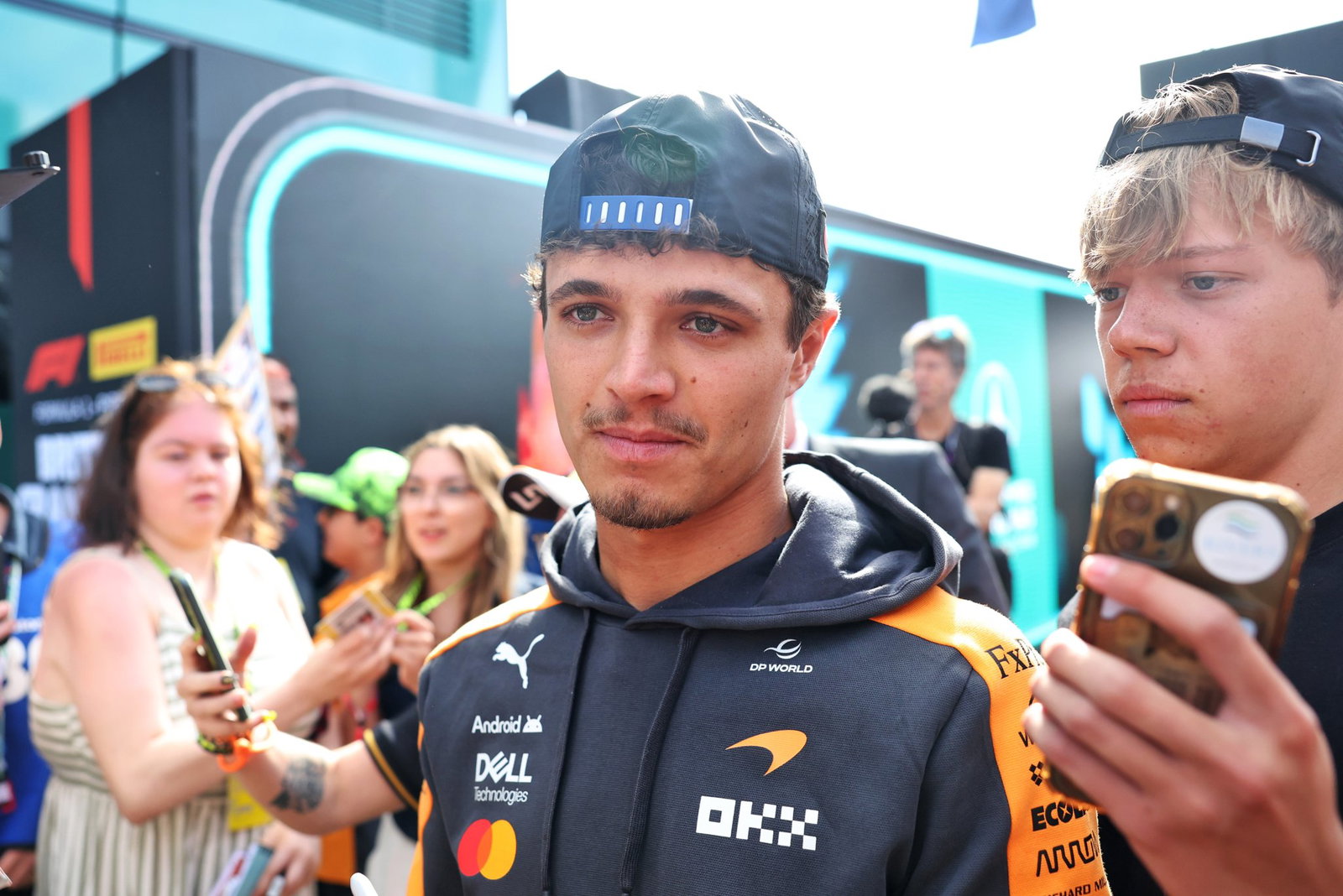 Lando Norris at the British Grand Prix