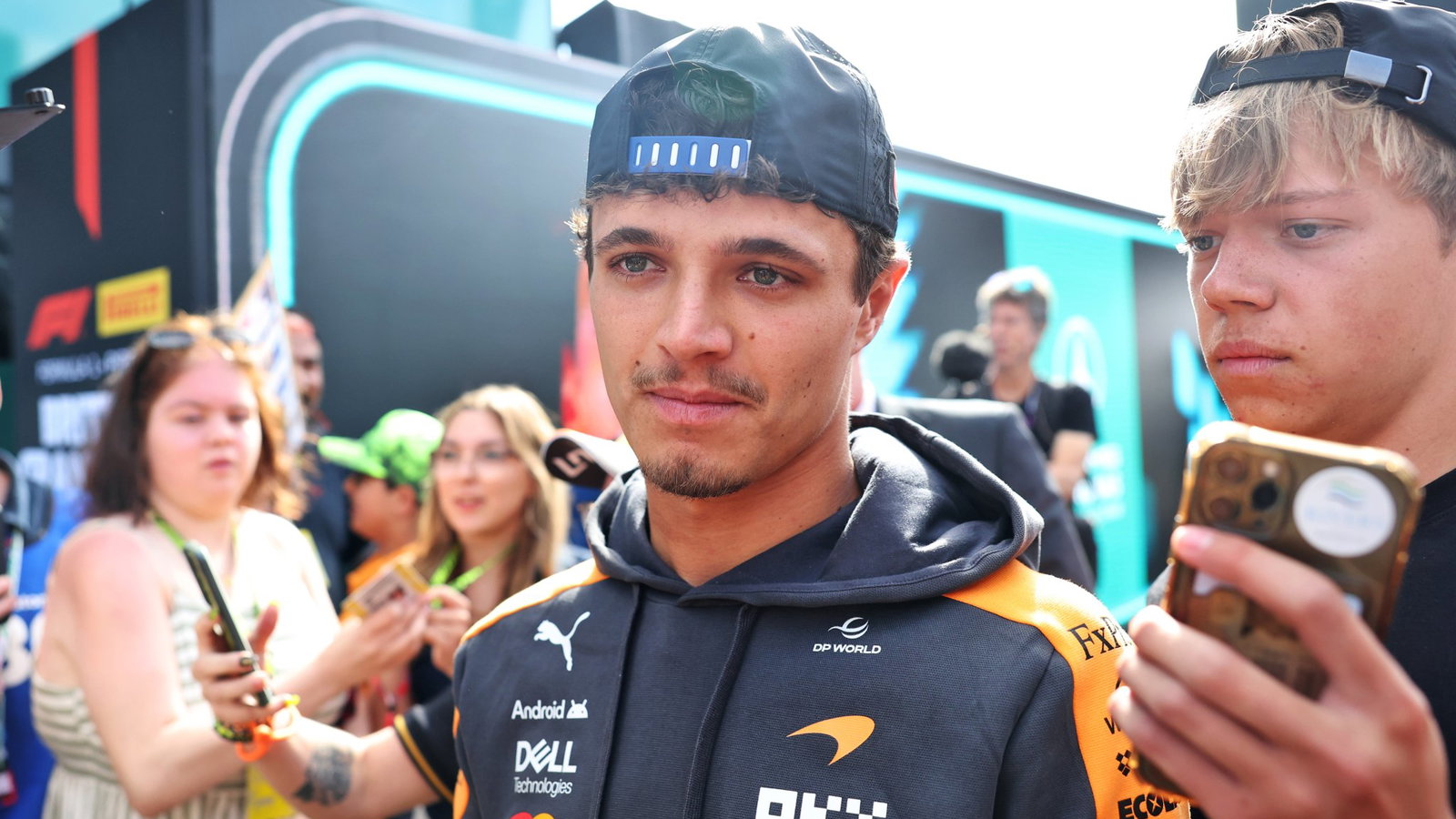 Lando Norris at the British Grand Prix