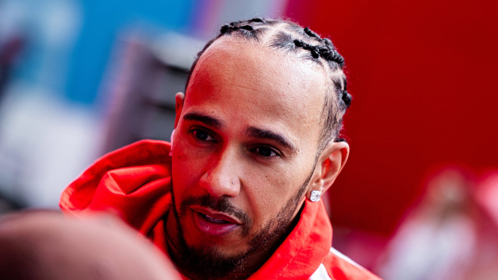 Hamilton showed off his surfing skills during a short break